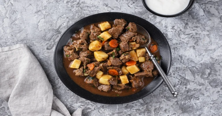 Steak and potatoes