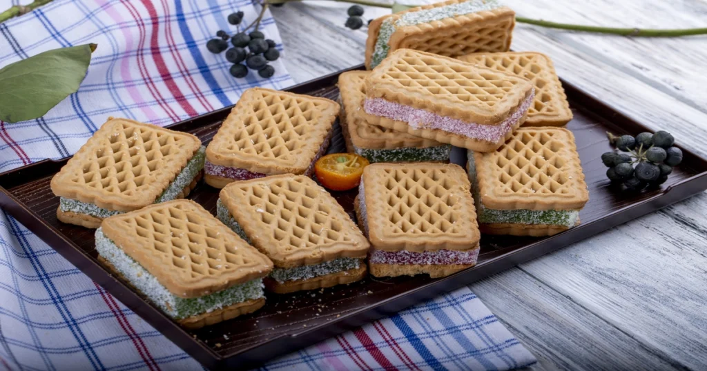 cream wafer cookies